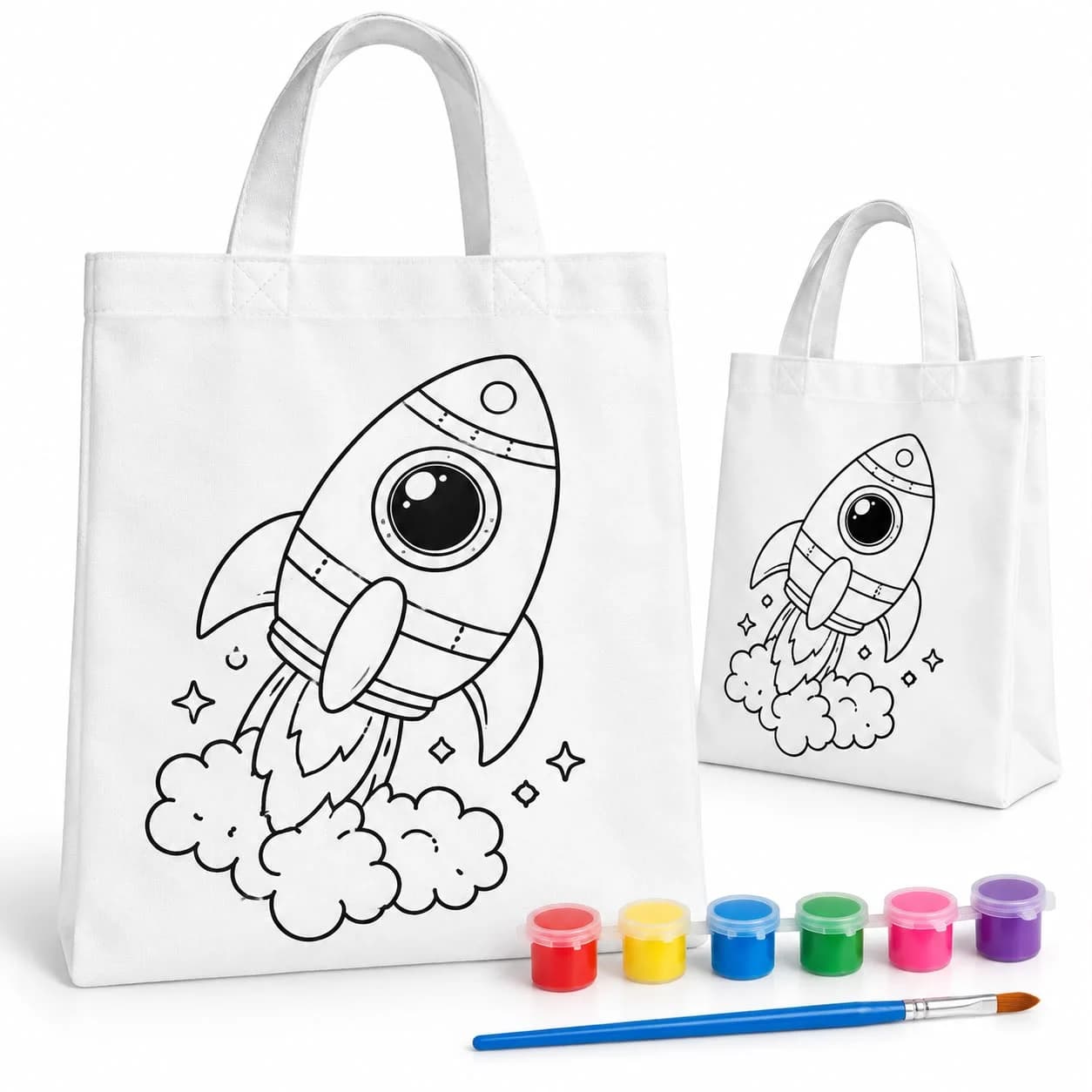Çanta Boyama Seti 30x40 cm Balon Çocuk Çift Taraf Baskılı) (Kopya)
